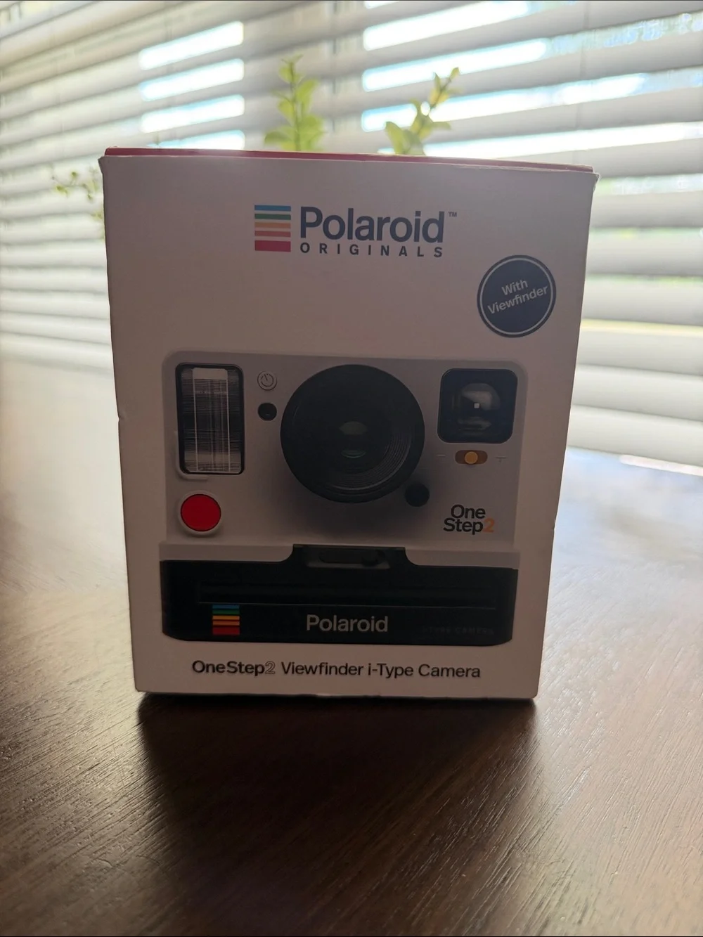 Polaroid OneStep2 i‑Type Instant Camera — White with Black Accents